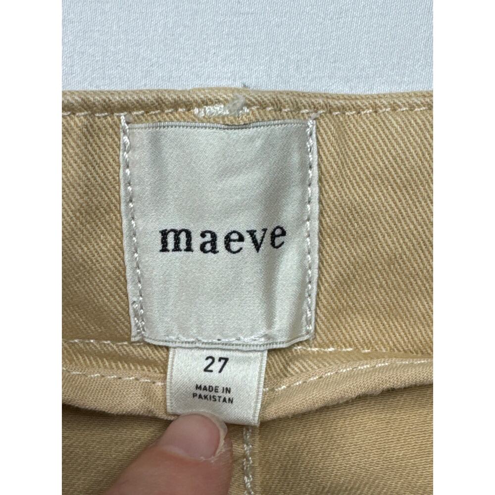 Maeve by Anthropologie Women's The Colette Hi-Rise Crop Wide-Leg Jeans -27x22.5* - Picture 2 of 6